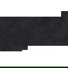 Mexen Mek Nero gres glazurat rect. G1, plăcuța podea-perete 120 x 60 cm, mat GT - TL504-120-060-03