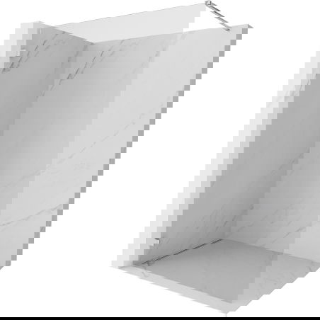 Mexen Lunar perete de duș Walk-in stânga 90 x 200 cm, transparent 8 mm, crom - 830-090-000-01-00-L
