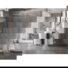 Mexen Lunar perete de duș Walk-in stânga 90 x 200 cm, transparent 8 mm, alb - 830-090-000-20-00-L