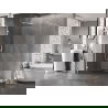 Mexen Lunar perete de duș Walk-in stânga 110 x 200 cm, transparent 8 mm, alb - 830-110-000-20-00-L