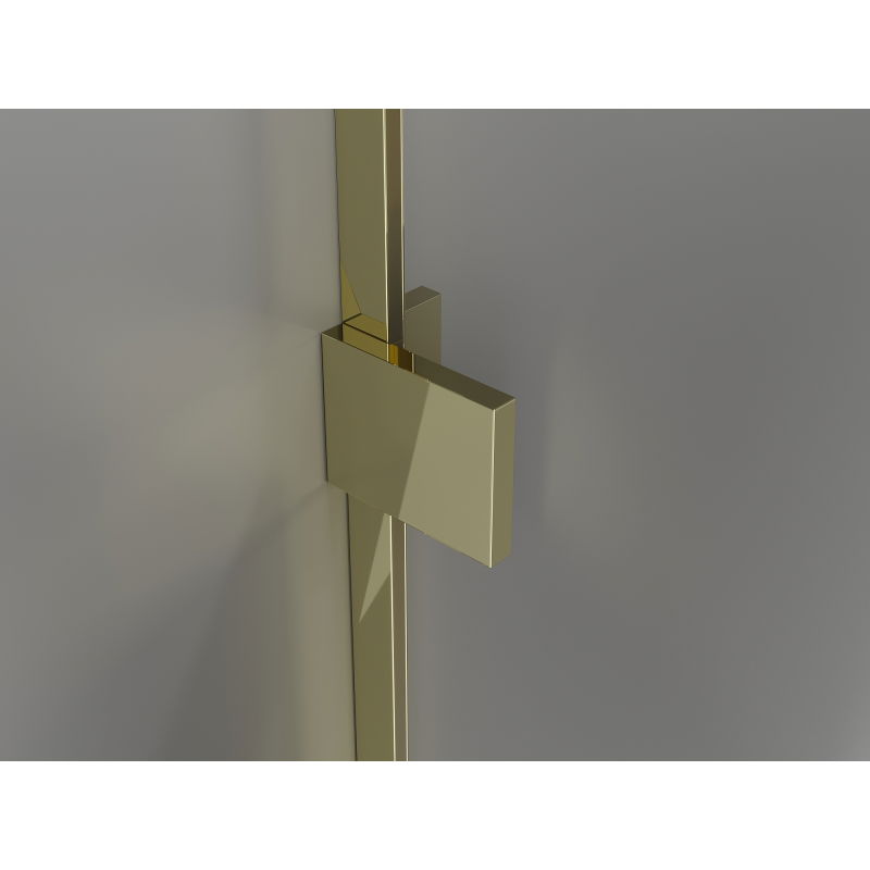 Mexen Lunar zuhanyfal Walk-in bal 60 x 200 cm, átlátszó 8 mm, arany - 830-060-000-50-00-L