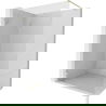 Mexen Lunar perete de duș Walk-in stânga 70 x 200 cm, transparent 8 mm, auriu periat - 830-070-000-55-00-L