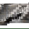 Mexen Lunar perete de duș Walk-in stânga 80 x 200 cm, transparent 8 mm, aurit periat - 830-080-000-55-00-L