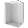 Mexen Lunar perete de duș Walk-in stânga 130 x 200 cm, transparent 8 mm, aur roz - 830-130-000-60-00-L