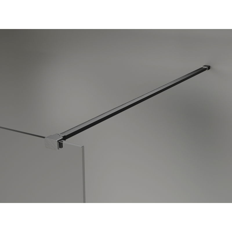 Mexen Lunar Pereți de duș Walk-in stânga 50 x 200 cm, transparent 8 mm, gri armă periat - 830-050-000-66-00-L