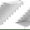 Mexen Lunar zuhanyfal Walk-in bal 120 x 200 cm, átlátszó 8 mm, gun gray polírozott - 830-120-000-66-00-L