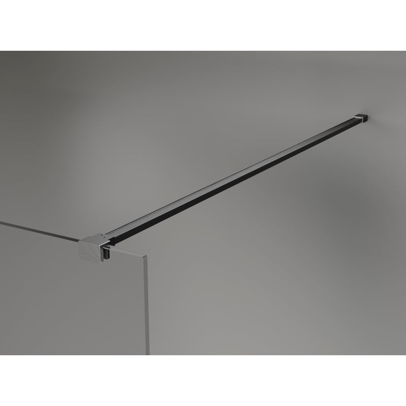 Mexen Lunar perete de duș Walk-in stânga 160 x 200 cm, transparent 8 mm, gri pistol periat - 830-160-000-66-00-L