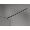 Mexen Lunar perete de duș Walk-in stânga 160 x 200 cm, transparent 8 mm, gri armat periat - 830-160-000-66-00-L