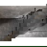 Mexen Lunar perete de duș Walk-in stânga 110 x 200 cm, transparent 8 mm, negru - 830-110-000-70-00-L