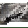 Perete de duș Mexen Lunar Walk-in stânga 140 x 200 cm, transparent 8 mm, negru - 830-140-000-70-00-L