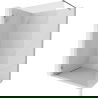 Panou de duș Mexen Lunar Walk-in stânga 50 x 200 cm, transparent 8 mm, metal armat - 830-050-000-95-00-L