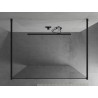 Mexen Kioto perete de duș independent 130 x 200 cm, transparent 8 mm, negru - 800-130-002-70-00