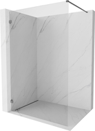 Mexen Lunar perete de duș Walk-in stânga 130 x 200 cm, transparent 8 mm, gun metal - 830-130-000-95-00-L
