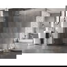Perete de duș Mexen Lunar Walk-in stânga 70 x 200 cm, transparent 8 mm, nichel periat - 830-070-000-97-00-L