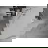 Mexen Kioto szabadonálló zuhanyfal 100 x 200 cm, Savmart 8 mm, Króm - 800-100-002-01-30
