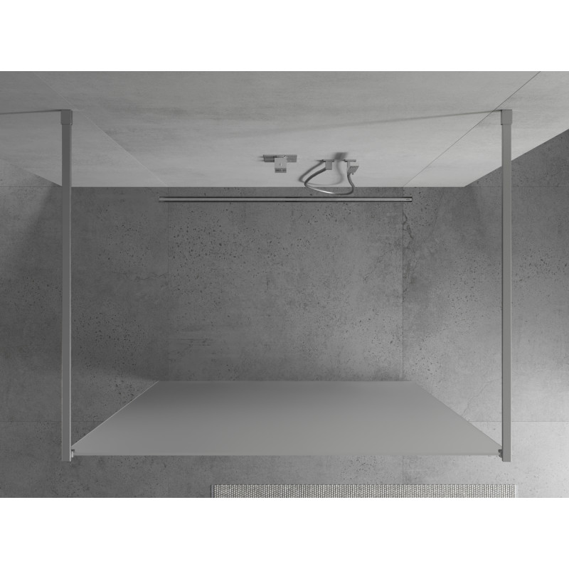 Mexen Kioto perete de duș autoportant 110 x 200 cm, îngheț 8 mm, crom - 800-110-002-01-30
