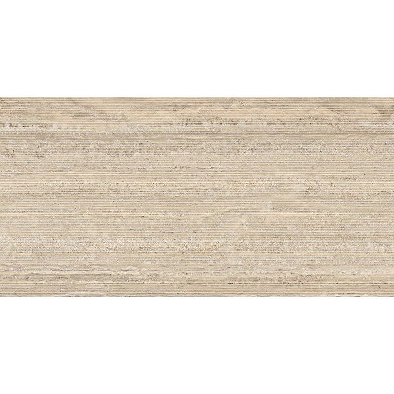 Mexen Neo Travertino Liner Natural mázas kőagyag lap rekt. G1, padló- és falburkoló csempe 120 x 60 cm, matt - TL302-120-060-05