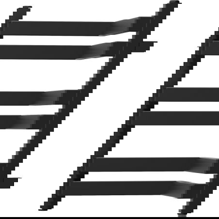 Mexen Loop sarokfürdőszobai radiátor 500 x 375 mm, 253 W, fekete - W129-0500-350-00-70