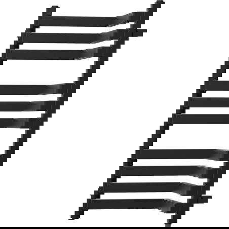 Mexen Loop sarok fürdőszobai radiátor 750 x 375 mm, 413 W, fekete - W129-0750-350-00-70