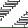 Mexen Loop fürdőszobai radiátor 1000 x 375 mm, 572 W, antracit - W129-1000-350-00-66