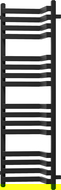 Mexen Loop radiator baie 1250 x 375 mm, 666 W, negru - W129-1250-350-00-70