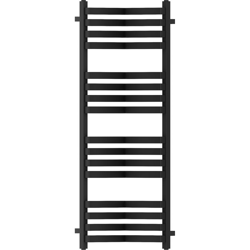 Mexen Loop sarok fürdőszobai radiátor 1250 x 375 mm, 666 W, fekete - W129-1250-350-00-70