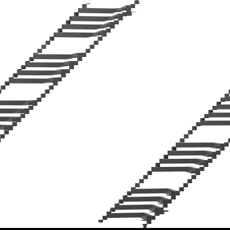 Mexen Loop sarok fürdőszobai radiátor 1600 x 375 mm, 837 W, antracit - W129-1600-350-00-66