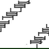 Mexen Loop fürdőszobai radiátor 1600 x 375 mm, 837 W, fekete - W129-1600-350-00-70