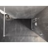 Mexen Lunar perete de duș Walk-in dreapta 80 x 200 cm, transparent 8 mm, alb - 830-080-000-20-00-P