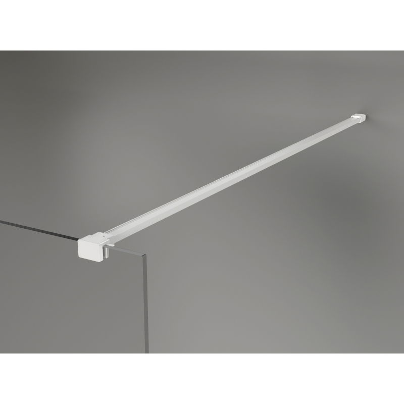 Mexen Lunar zuhanyfal Walk-in jobb 120 x 200 cm, átlátszó 8 mm, fehér - 830-120-000-20-00-P