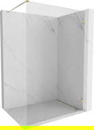 Mexen Lunar perete de duș Walk-in dreapta 100 x 200 cm, transparent 8 mm, auriu - 830-100-000-50-00-P
