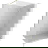 Perete de duș Mexen Lunar Walk-in dreapta 100 x 200 cm, transparent 8 mm, auriu periat - 830-100-000-55-00-P
