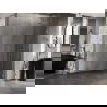 Perete de duș Mexen Lunar Walk-in dreapta 100 x 200 cm, transparent 8 mm, auriu periat - 830-100-000-55-00-P