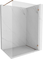 Mexen Lunar Walk-in zuhanyfal, jobb oldali 60 x 200 cm, átlátszó 8 mm, rózsaarany - 830-060-000-60-00-P