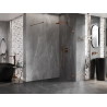 Mexen Lunar Walk-in zuhanyfal, jobb oldali 60 x 200 cm, átlátszó 8 mm, rózsaarany - 830-060-000-60-00-P