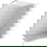 Mexen Lunar perete de duș Walk-in dreapta 100 x 200 cm, transparent 8 mm, aur roz - 830-100-000-60-00-P