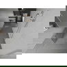 Mexen Kioto perete de duș de sine stătător 110 x 200 cm, transparent/Înghețat 8 mm, Crom - 800-110-002-01-35