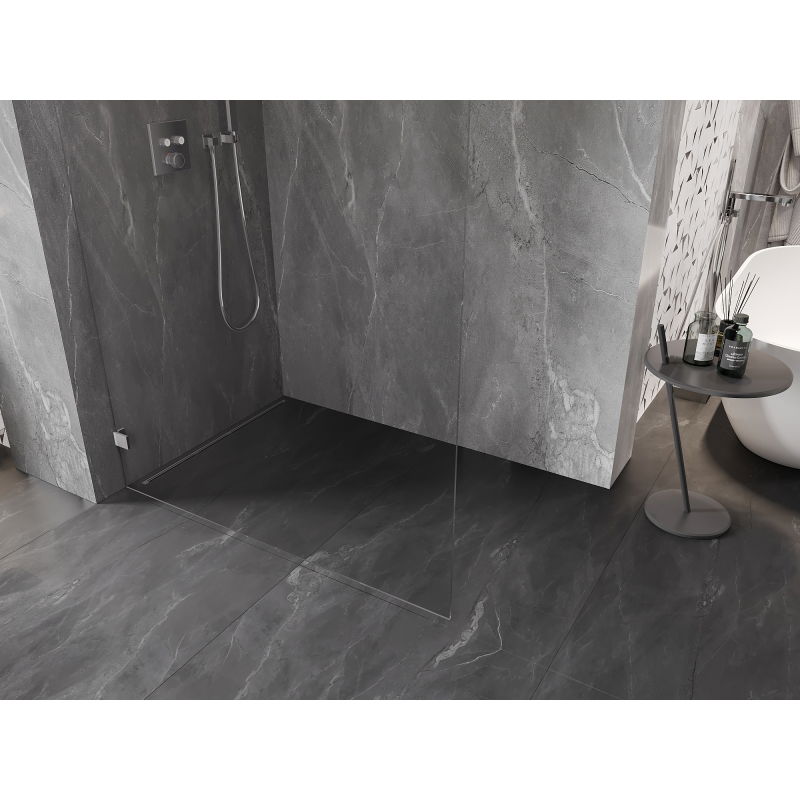 Mexen Lunar L perete de duș Walk-in stânga 90 x 200 cm, transparent 8 mm, crom - 830L-090-000-01-00-L