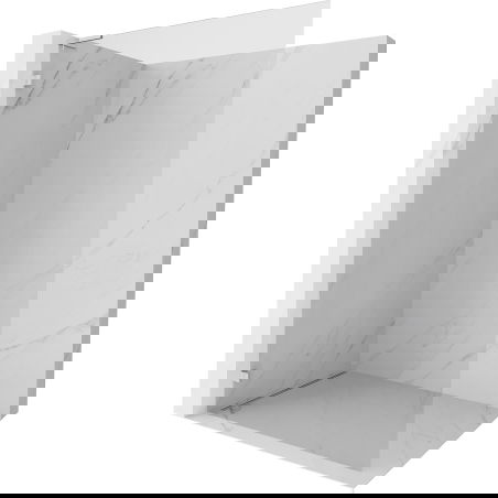 Mexen Lunar L zuhanyfal Walk-in balos 120 x 200 cm, átlátszó 8 mm, króm - 830L-120-000-01-00-L