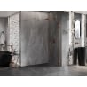 Mexen Lunar perete de duș Walk-in dreapta 120 x 200 cm, transparent 8 mm, cupru periat - 830-120-000-65-00-P