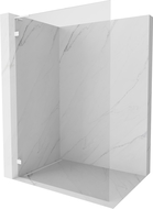 Perete de duș Mexen Lunar L Walk-in stânga 90 x 200 cm, transparent 8 mm, alb - 830L-090-000-20-00-L