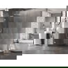 Perete de duș Mexen Lunar L Walk-in stânga 90 x 200 cm, transparent 8 mm, alb - 830L-090-000-20-00-L