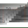 Mexen Kioto perete de duș de sine stătător 100 x 200 cm, transparent/Înghețat 8 mm, Roz-auriu - 800-100-002-60-35