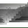 Mexen Kioto perete de duș de sine stătător 100 x 200 cm, Grafit, Crom - 800-100-002-01-40