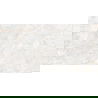 Mexen Rubble Bianco gres glazurat rect. G1, placă de podea și perete 120 x 60 cm, carving - TL401-120-060-00