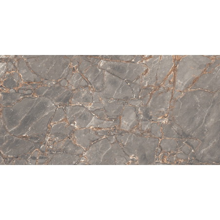 Mexen Rubble Gres gri glazurat rectificat G1, placă de podea și perete 120 x 60 cm, carving - TL401-120-060-02