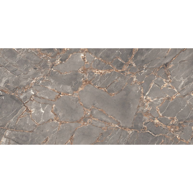 Mexen Rubble Grey gres glazurat rekt. G1, placă pentru podea și perete 120 x 60 cm, carving - TL401-120-060-02