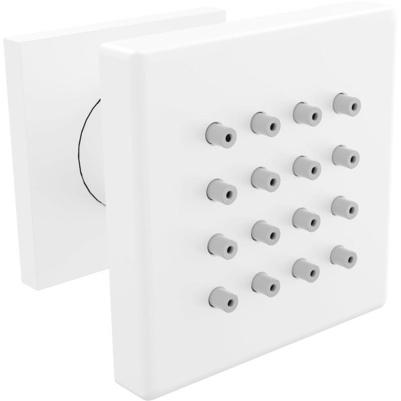 Mexen Cube falon kívüli oldalsó fúvóka, fehér - 79360-20