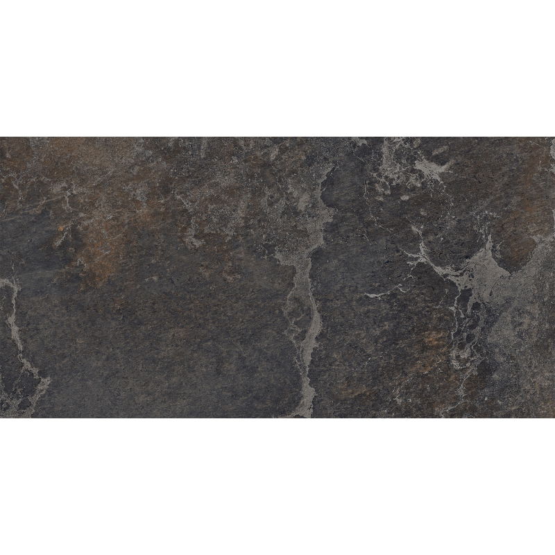 Mexen Blaze Nero gres smălțuit rectificat. G1, placă podea-perete 120 x 60 cm, carving - TL420-120-060-01
