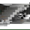 Mexen Kioto szabadon álló zuhanyfal 100 x 200 cm, tükör 8 mm, króm - 800-100-002-01-50